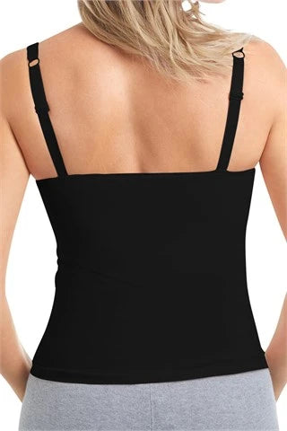 Kitty Seamless Cotton Top - black #44881