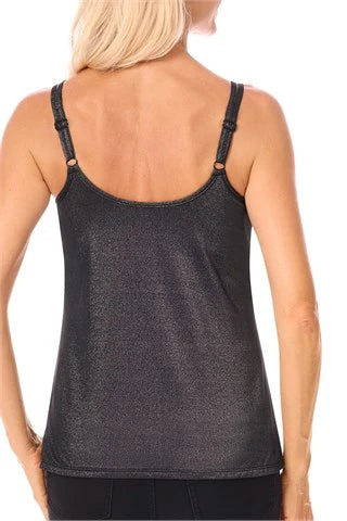 Sparkling Top sparkly black - #44905