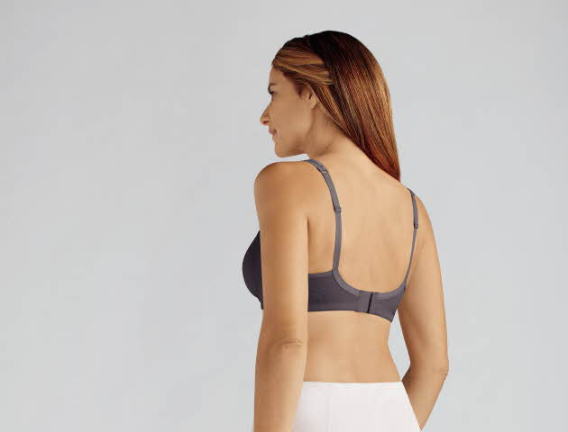 Mara Non-Wired Bra Dark Grey #44023