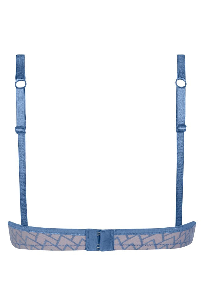 Maya Underwired Bra - Cornflower Blue / Rose #44550