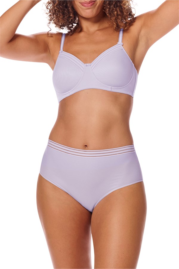 Rhoda Non-Wired Padded Bra - lavender #45071