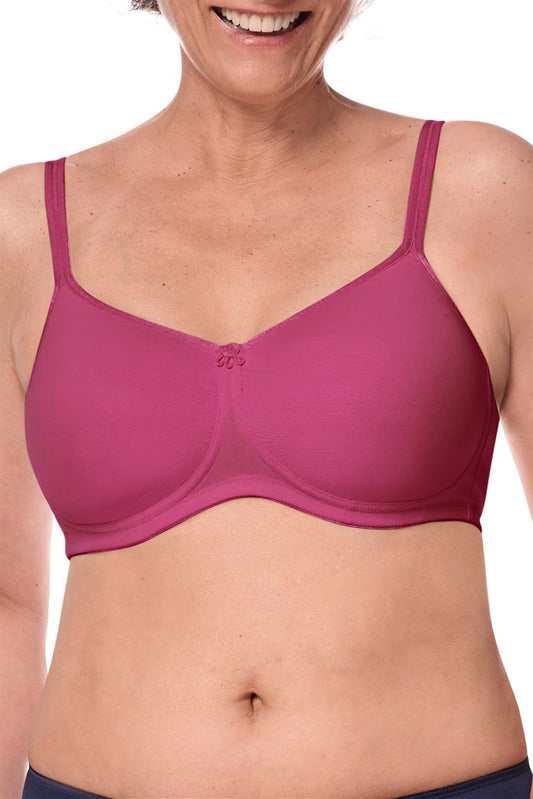 Mara Non-wired Padded Bra - magenta #45112