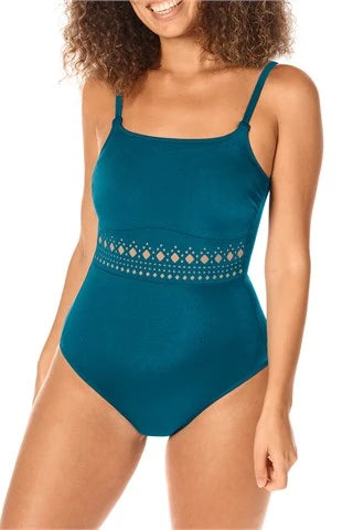Crete One-Piece Swimsuit - jade/sand #71683 *Final Sale* Close out*