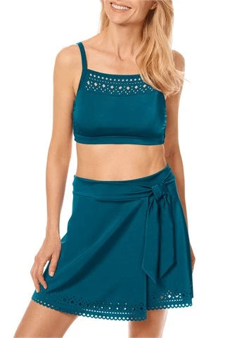 Crete Wrap Skirt - jade #71686