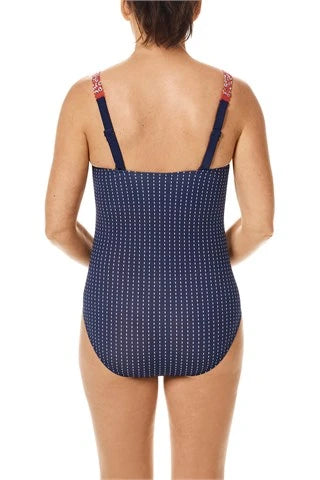Algarve One-Piece Swimsuit - navy / multi #71700