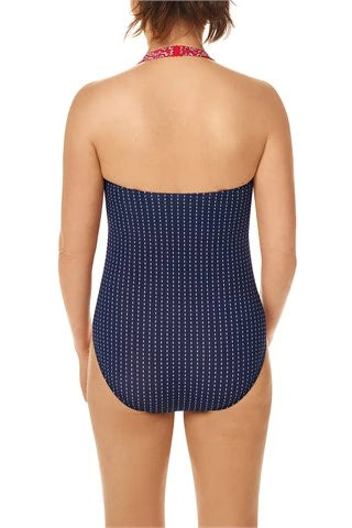 Algarve One-Piece Swimsuit - navy / multi #71700