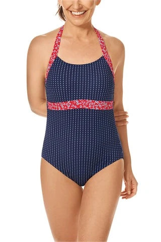 Algarve One-Piece Swimsuit - navy / multi #71700
