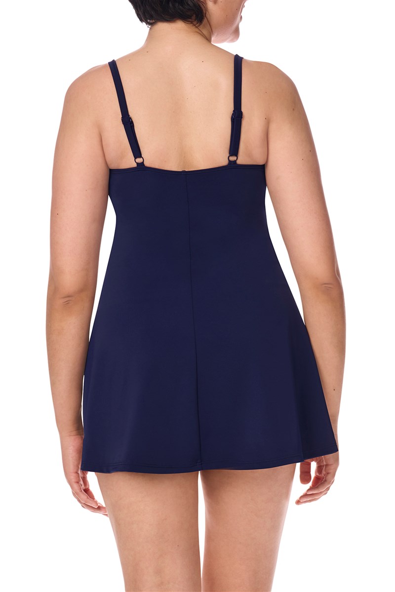 Thassos Swimdress #71742 - navy / multi