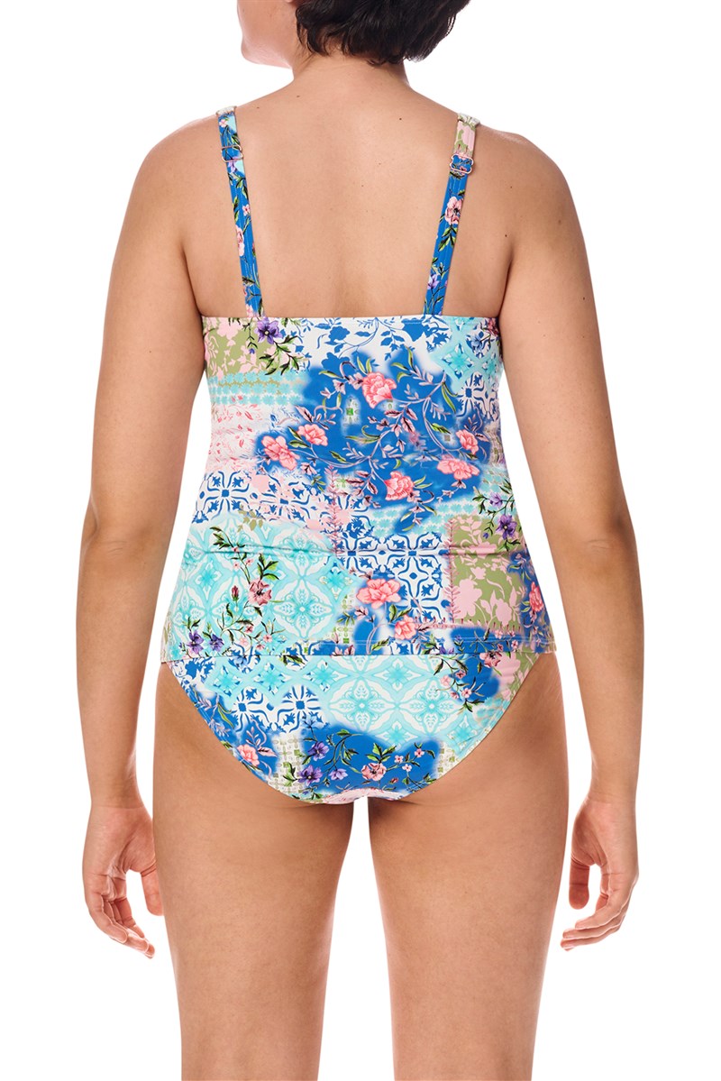 Paxos Tankini Top #71765 - blue / multi