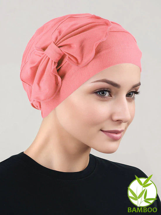 Pleated Bow Cap - Turban Plus
