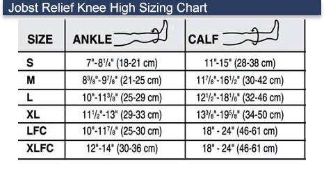 Jobst Relief Knee High Compression 20-30mmHg