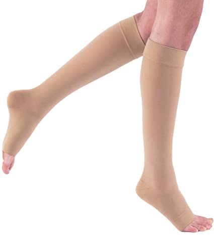 Jobst Relief Knee High Compression w/ Silicone Band Top 20-30mmHg