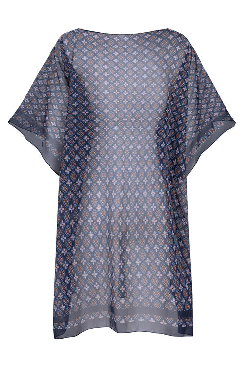 Boho Vibe Kaftan nt bl/pr  #71556