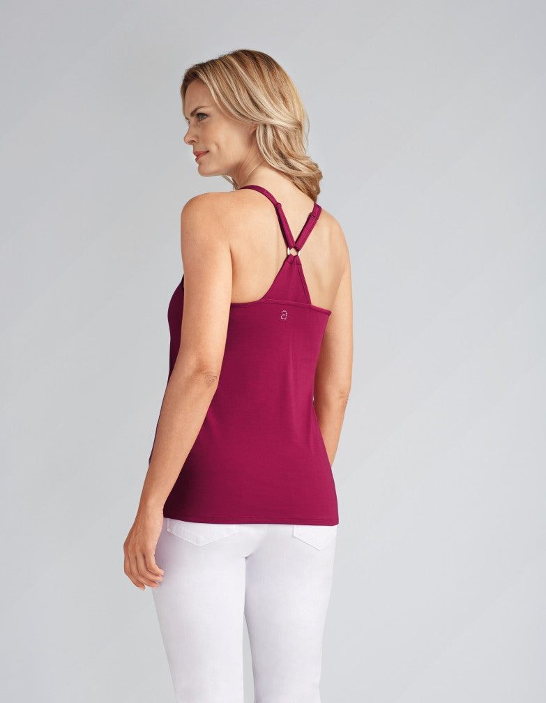 Back Ring Top - Raspberry #43951