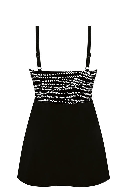 Reflection Sarong Blk / White #71533